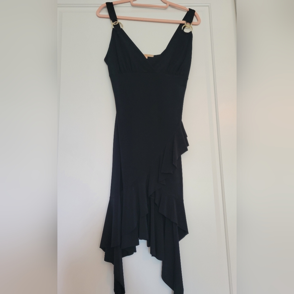 Issue Black Dress with Rhinestones